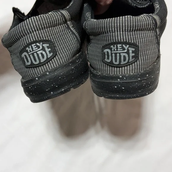 Hey dude black kids shoes size 5 - Picture 5 of 7